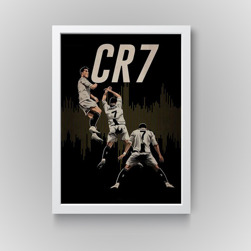 تابلو مدل دکوراتیو رونالدو CR7کدN252