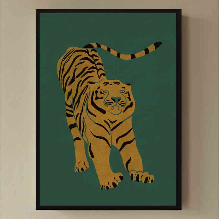 تابلو مدل Tiger doesnt Lose Sleep کد 248901397