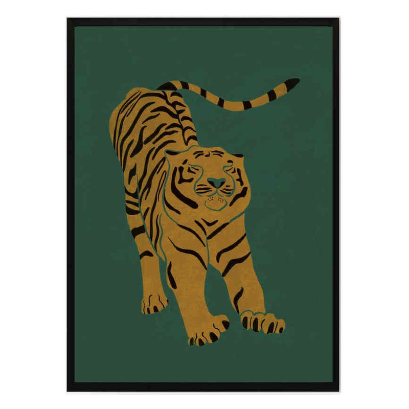 تابلو مدل Tiger doesnt Lose Sleep کد 248901397