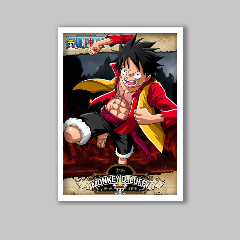 تابلو مدل انیمه وان پیس One Piece کد LA-G10825