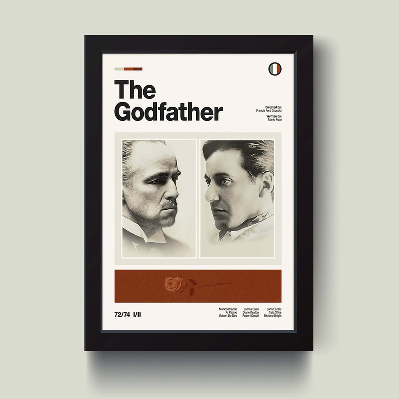 تابلو مدل The Godfather پدرخواننده کد S3018-b
