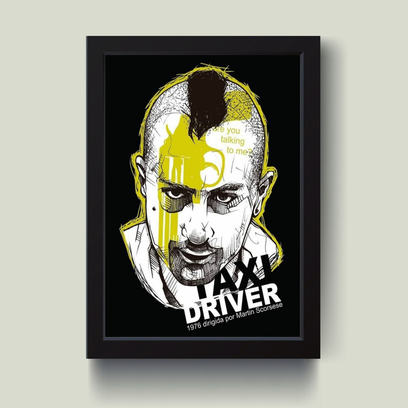 تابلو مدل Taxi Driver کدS2632-b