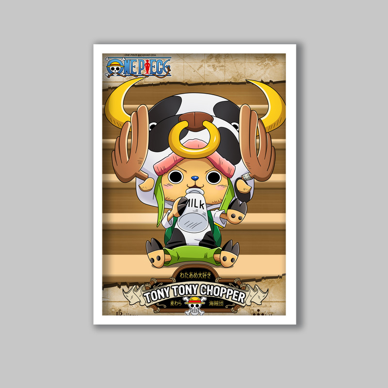 تابلو مدل انیمه وان پیس One Piece کد LA-G10844