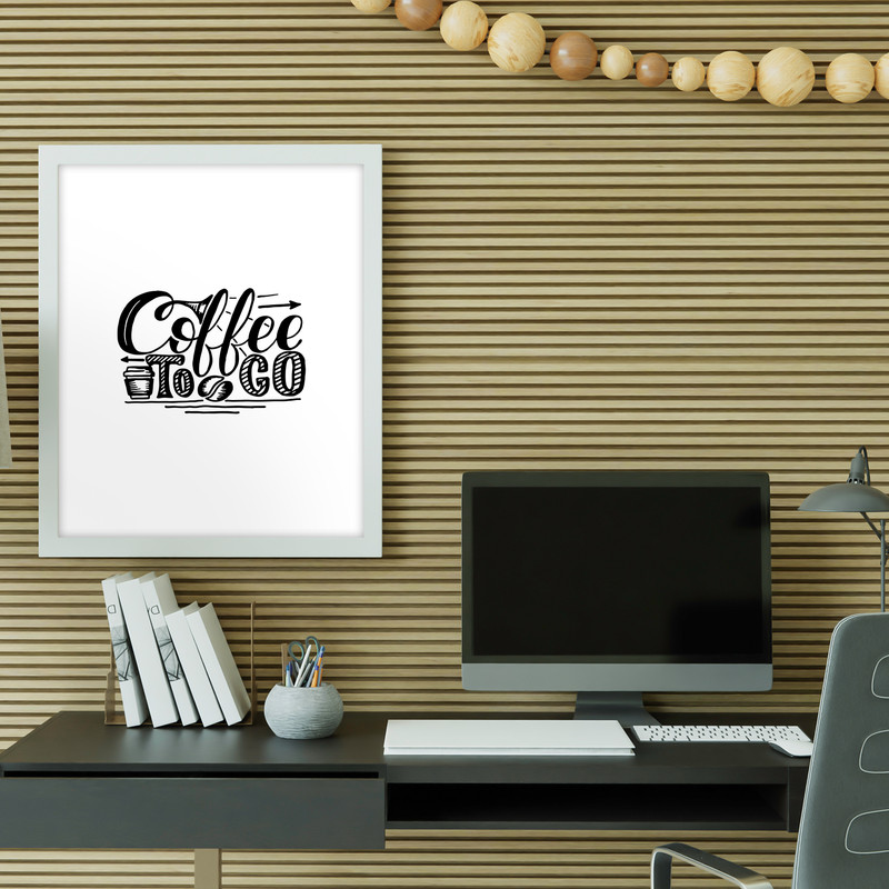 تابلو مدل نوشته انگلیسی طرح COFFEE کد 717