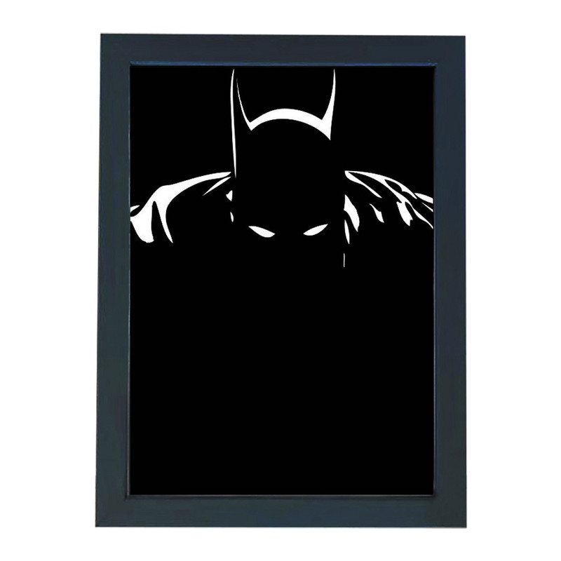 تابلو گالری چهره پرداز رخ مدل بتمن طرح Batman Minimalist Art کد GCPA_10014