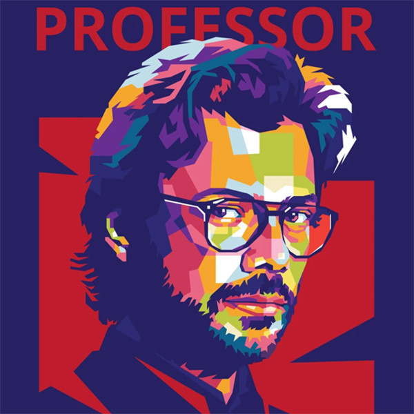 تابلو طرح پروفسور سریال سرقت پول مدل Professor