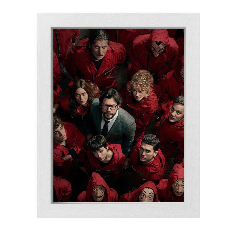 تابلو طرح سریال سرقت پول مدل Money Heist