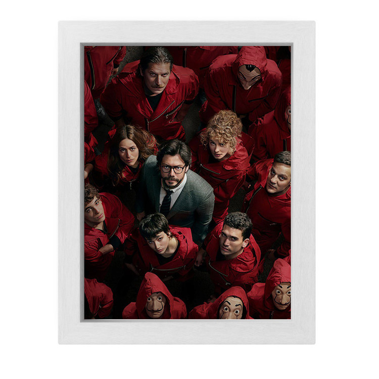 تابلو طرح سریال سرقت پول مدل Money Heist