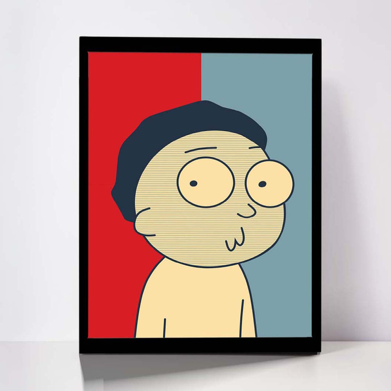 تابلو مدل Rick & Morty کد F-1025