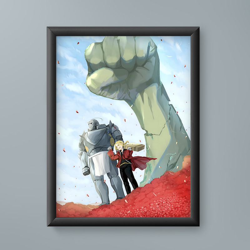 تابلو مدل انیمه ادوارد آلفونس فول متال آلکمیست 12 Edward Alphonse Fullmetal Alchemist anime
