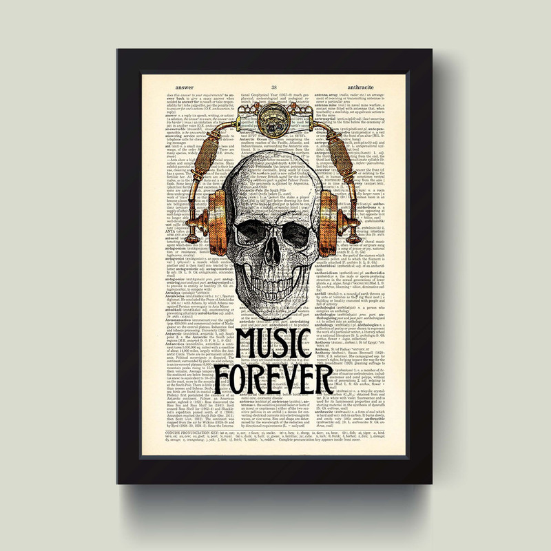 تابلو مدل Music Forever کد m2449-b