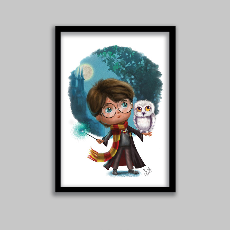 تابلو مدل هری پاتر Harry Potter کد LA-G10561-2