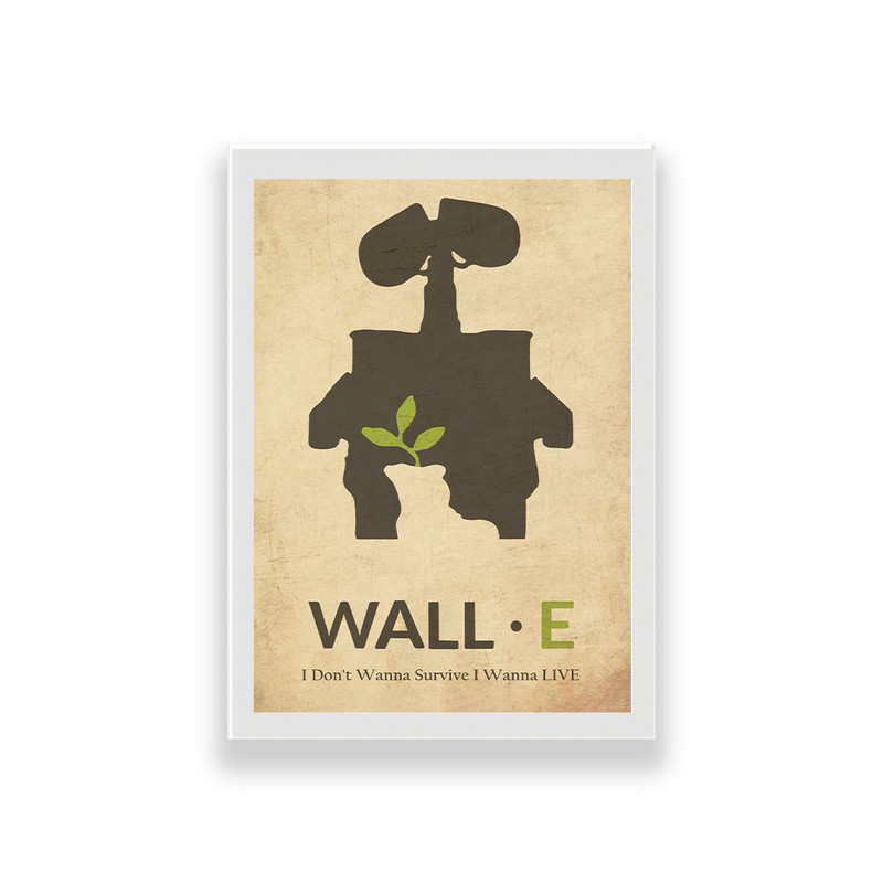 تابلو طرح انیمیشن wall E
