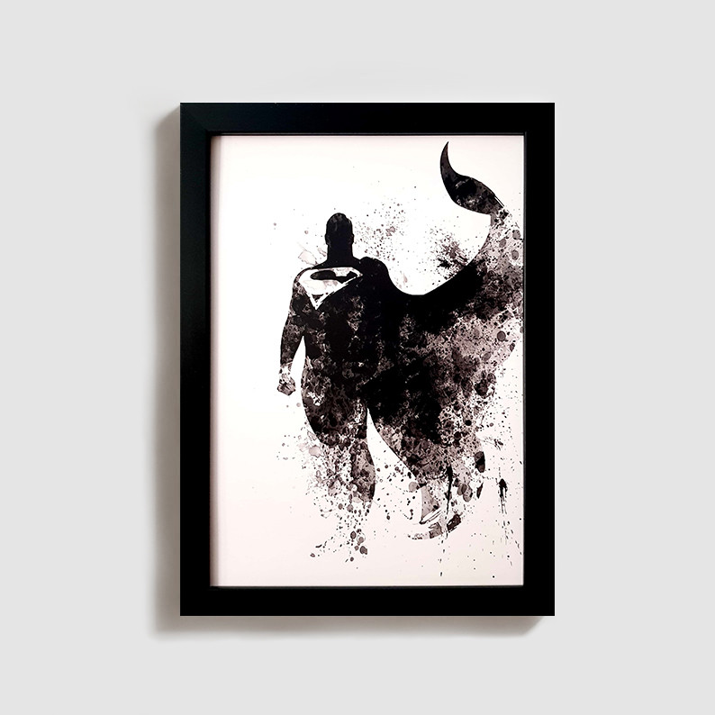 تابلو مدل سوپرمن کمیک superman dc comic BL001