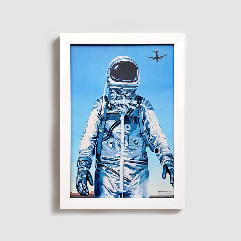 تابلو مدل فضانورد astronaut W013