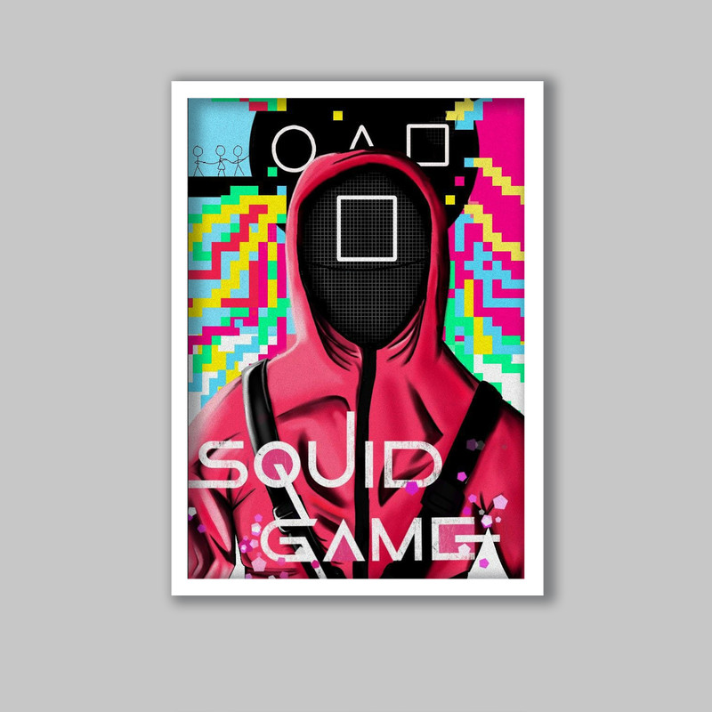 تابلو مدل سریال بازی مرکب Squid Game کد LA-G10803