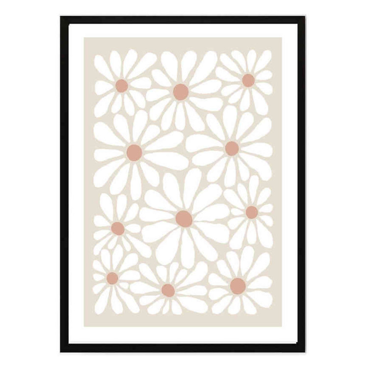 تابلو مدل Beige flower کد 248901864