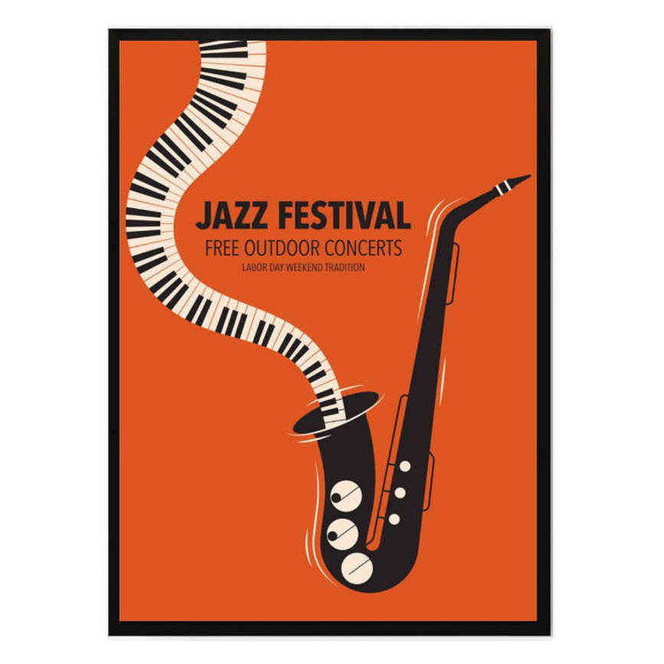 تابلو مدل Outdoor Jazz کد 248901748