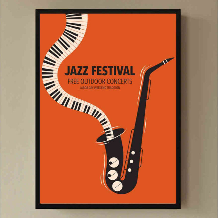 تابلو مدل Outdoor Jazz کد 248901748