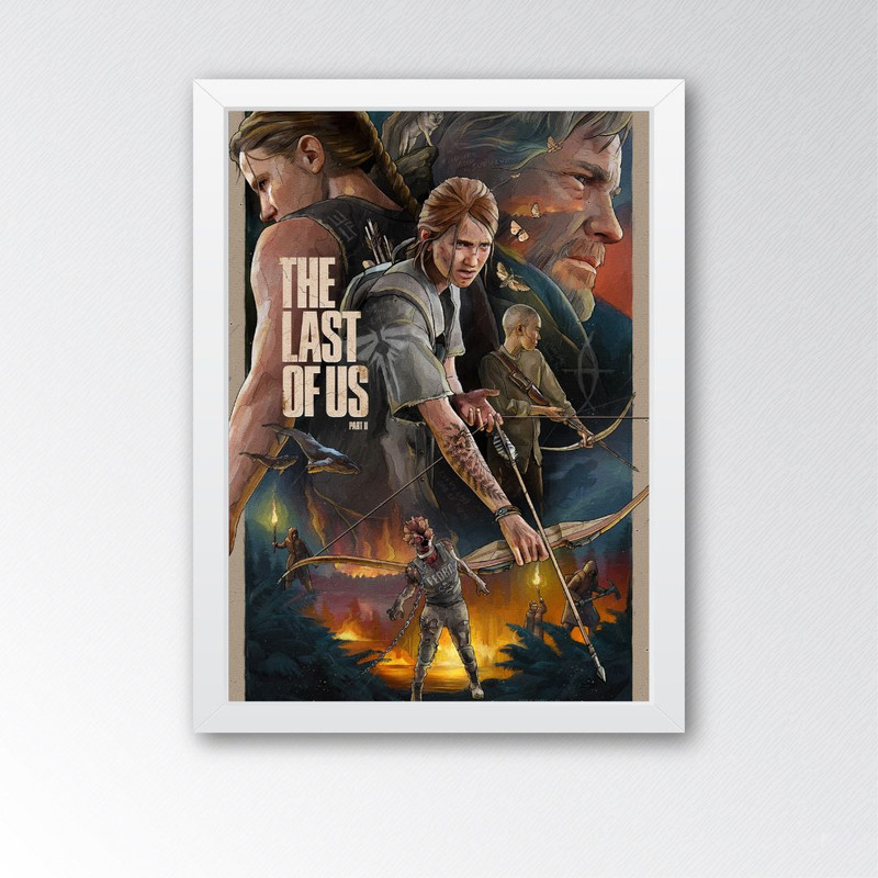 تابلو مدل هفال طرح last of us کد p-11
