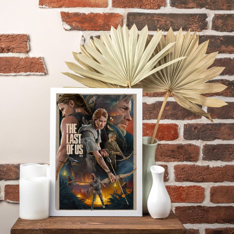 تابلو مدل هفال طرح last of us کد p-11