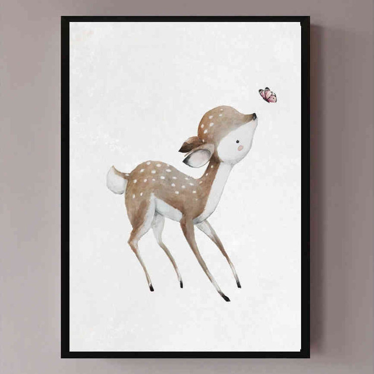 تابلو مدل Deer poster کد 248901959