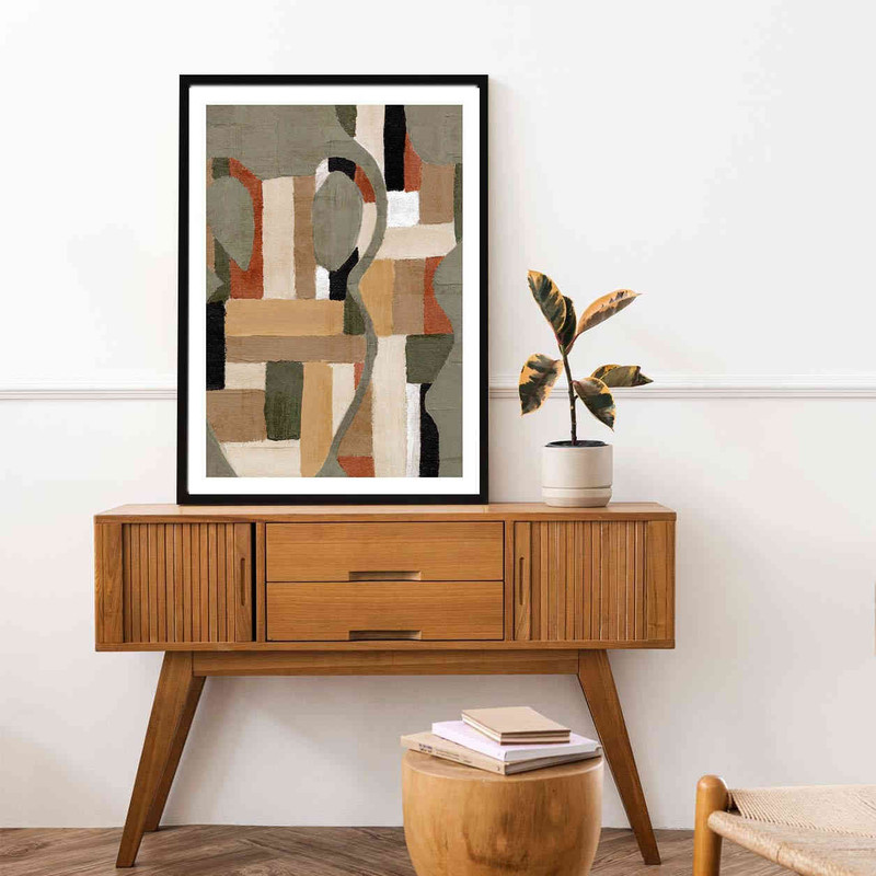 تابلو مدل Painted shapes کد 248901570