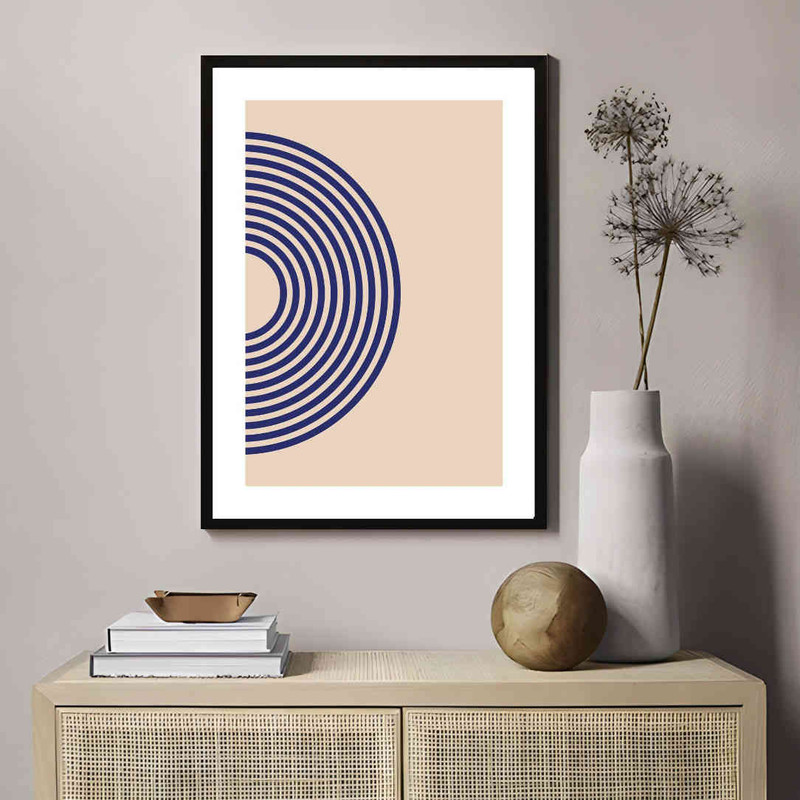 تابلو مدل Blue circular کد 248901928