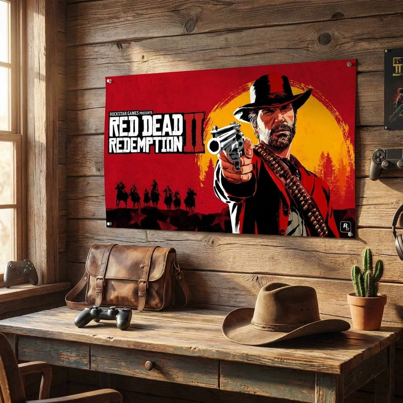 پوستر مدل بازی red dead