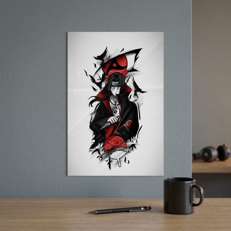 پوستر مدل انیمه ناروتو Naruto طرح ایتاچی اوچیها itachi کد 456