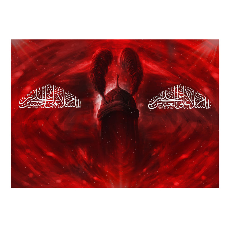 پرچم مدل مذهبی طرح محرم کد 5063