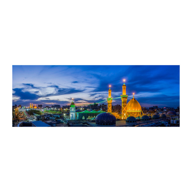 پرچم مدل مخمل طرح بین الحرمین کد 5048