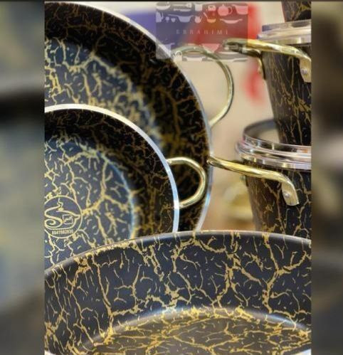 سرویس قابلمه کوشا ۱۵ پارچه سنگی